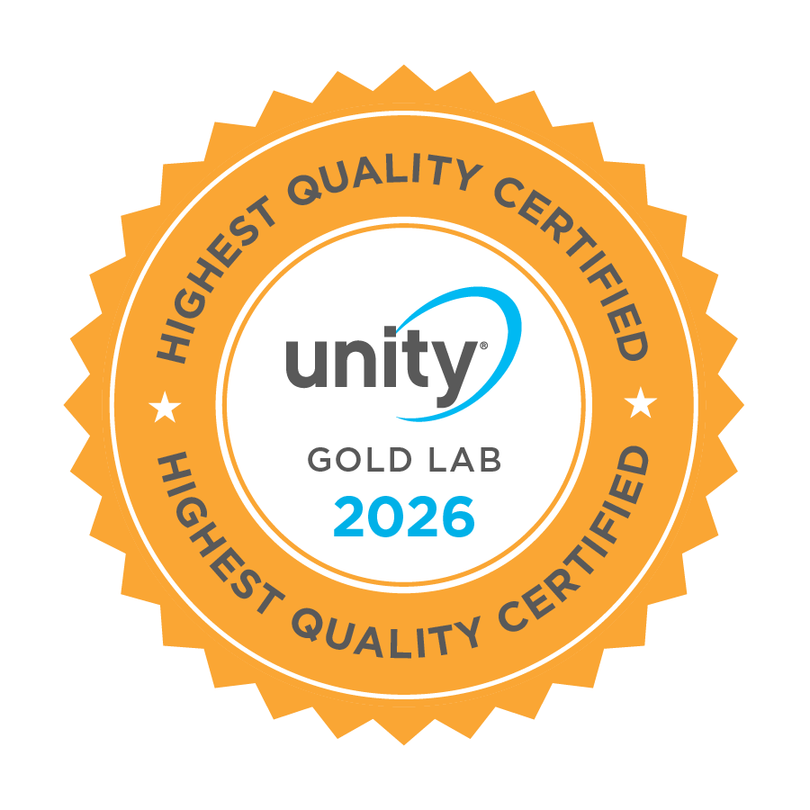 Unity Gold Lab 2026 — Highest Quality Certified seal